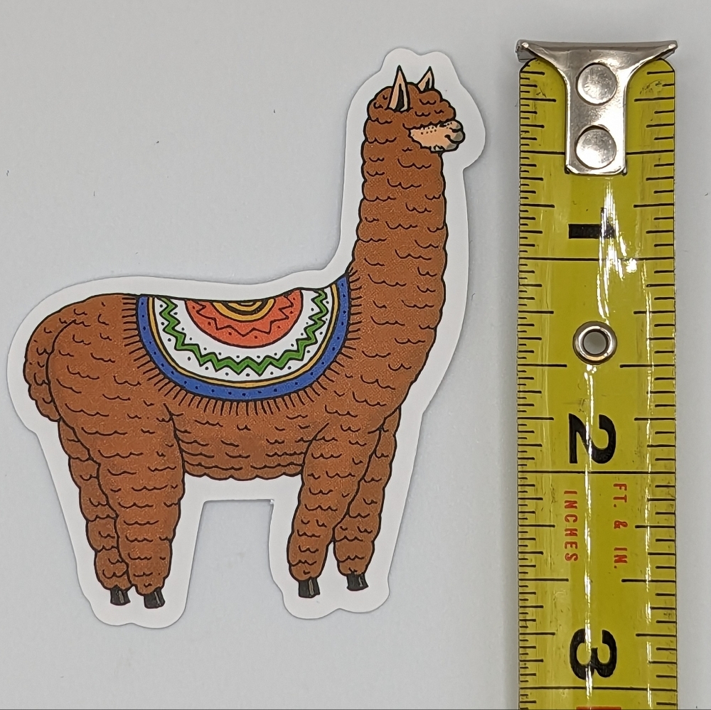 Llama Sticker - Picture 2 of 2
